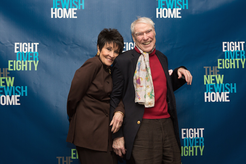 Chita Rivera leans on Jacques d’Amboise's shoulder